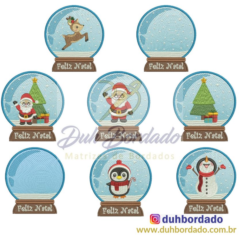 Coleção Matrizes de Bordados Natal Completa