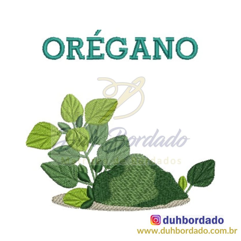 Matriz de Bordado Orégano