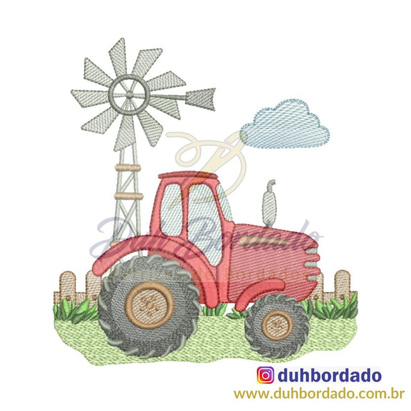 Matriz de Bordado Trator