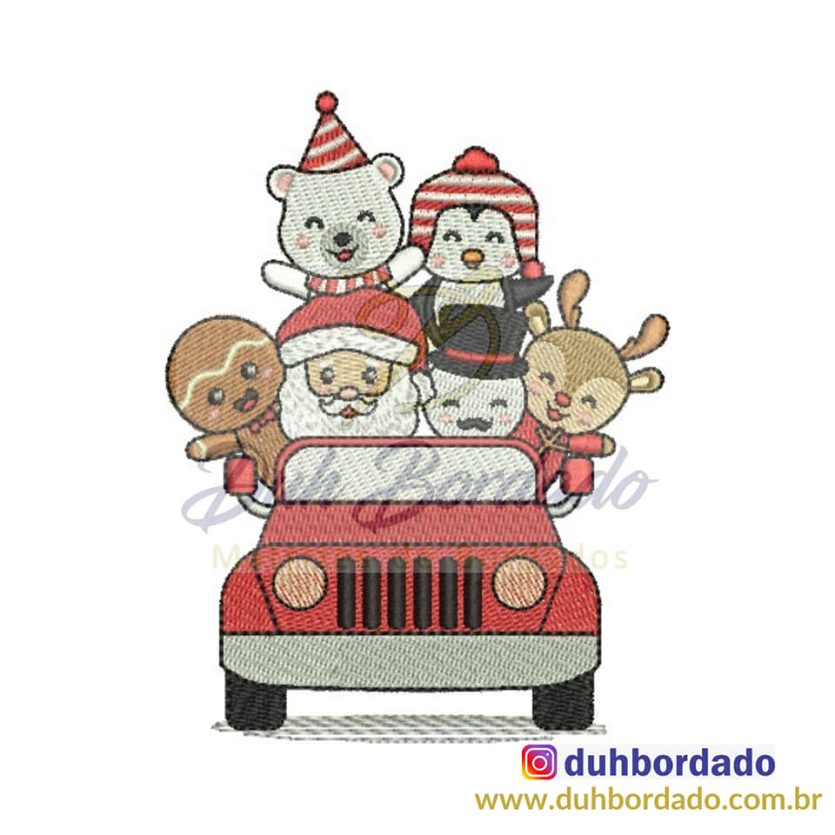 Matriz de Bordado de Natal