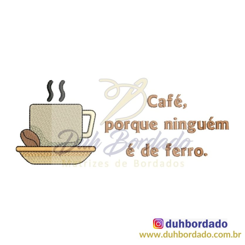 Matriz de Bordado de Café