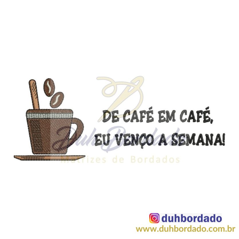 Matriz de Bordado de Café