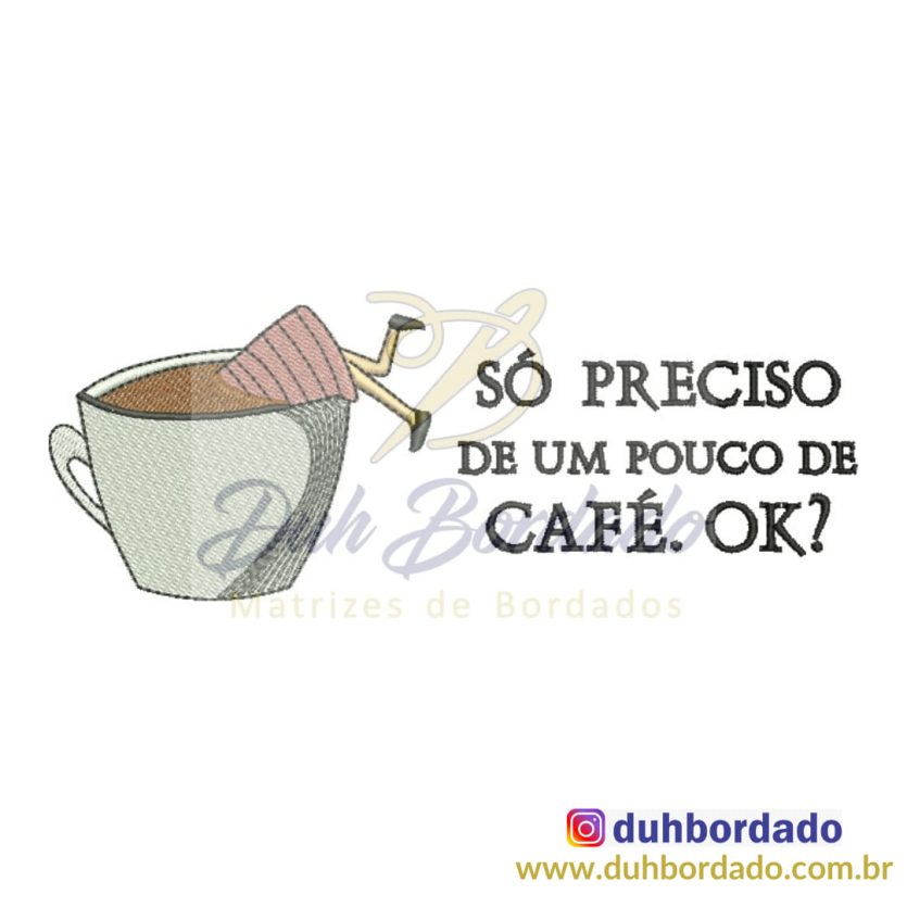 Matriz de Bordado de Café