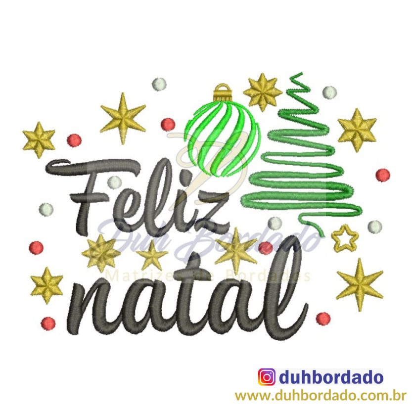 Matriz de Bordado de Natal