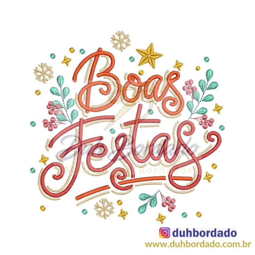 Matriz de Bordado de Natal