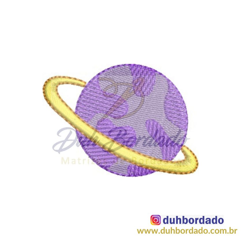 Matriz de Bordado Planeta