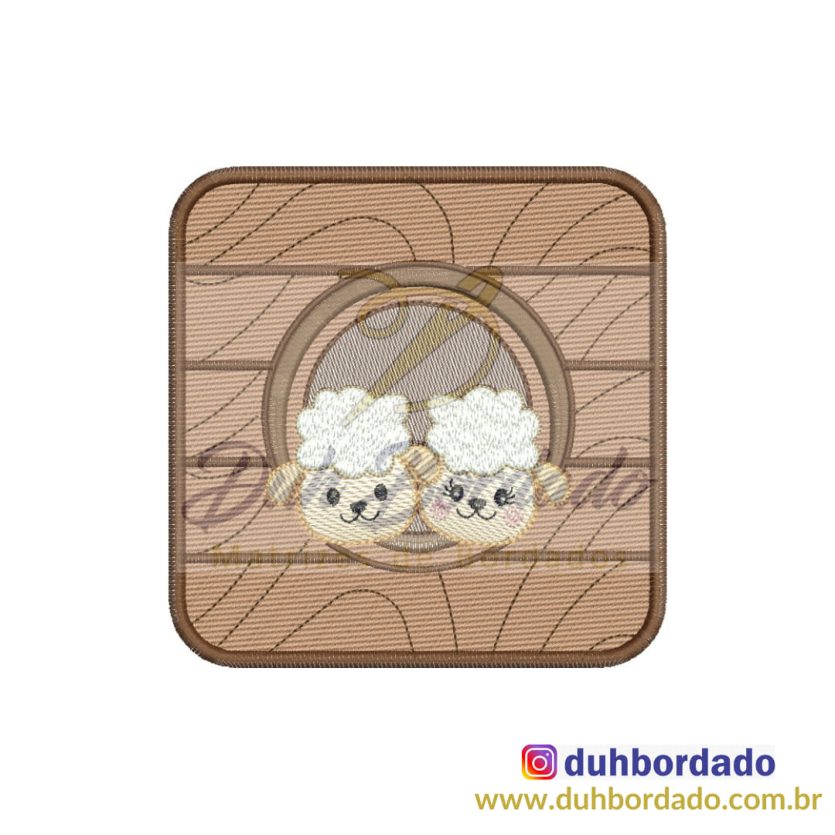 Matriz de Bordado Ovelhas