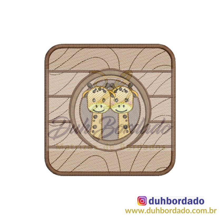Matriz de Bordado Girafas