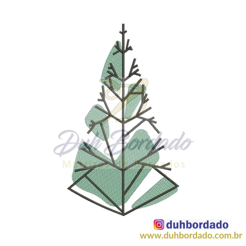 Matriz de Bordado Árvore de Natal