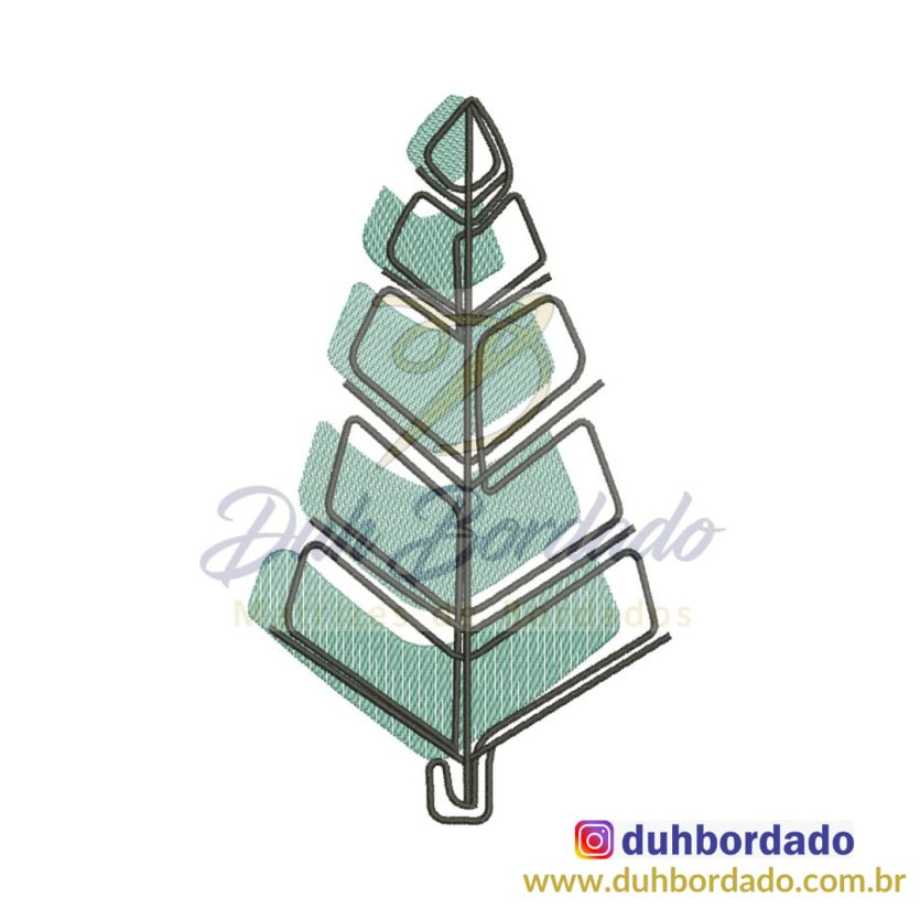 Matriz de Bordado Árvore de Natal