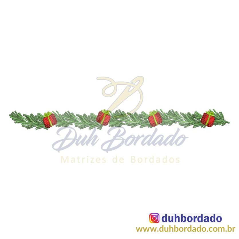 Matriz de Bordado Barrinha de Natal
