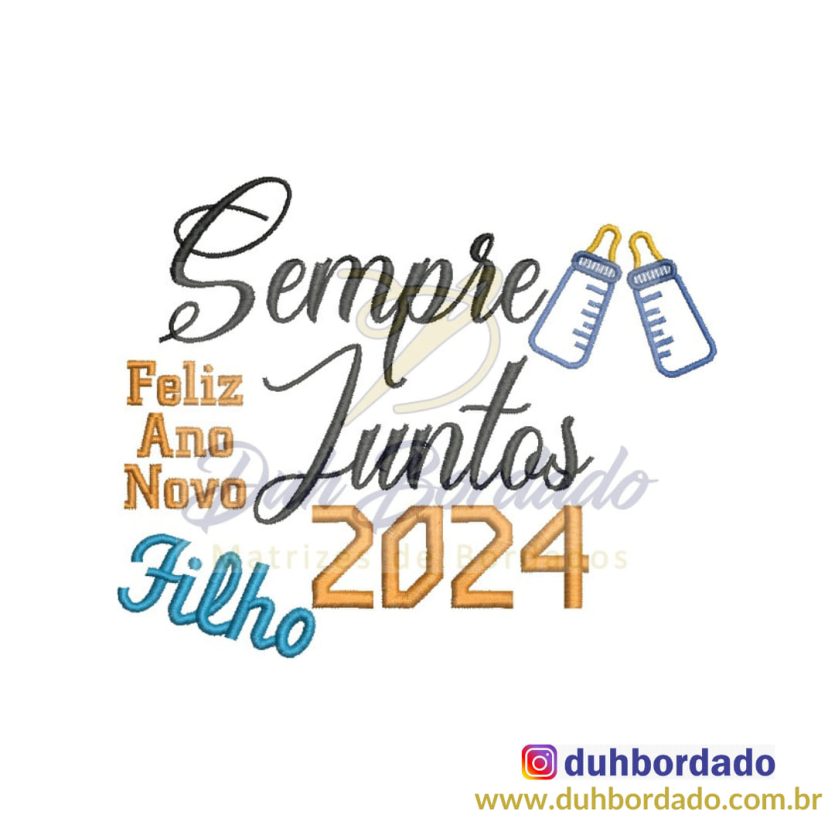 Matriz de Bordado Reveillon