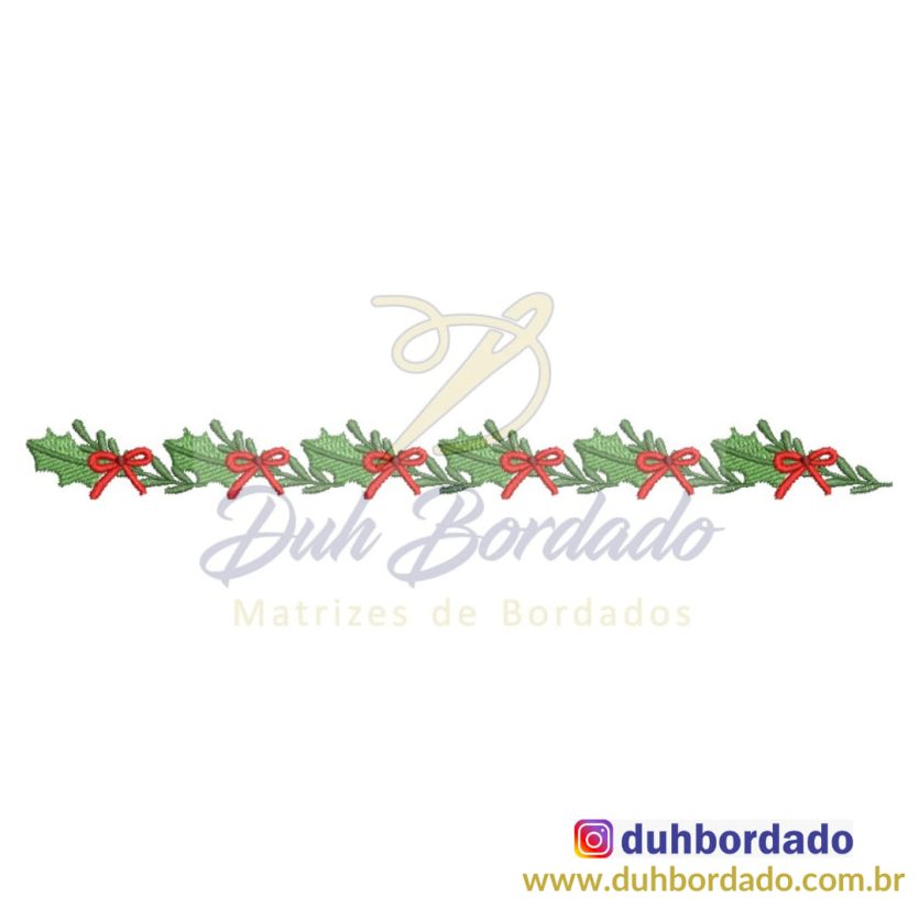 Matriz de Bordado Barrinha de Natal