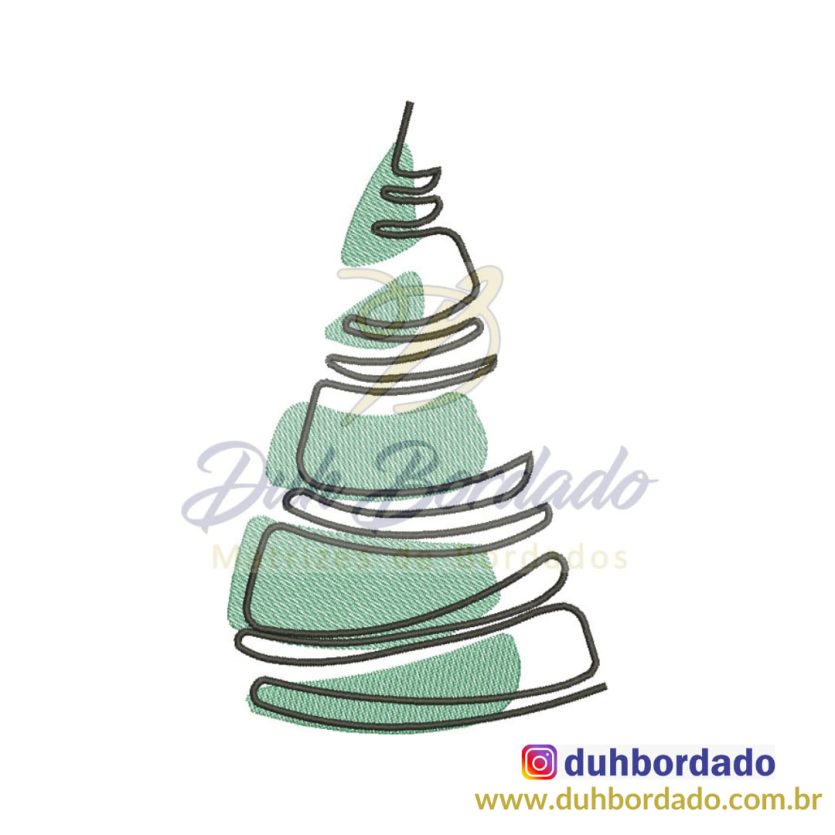 Matriz de Bordado Árvore de Natal