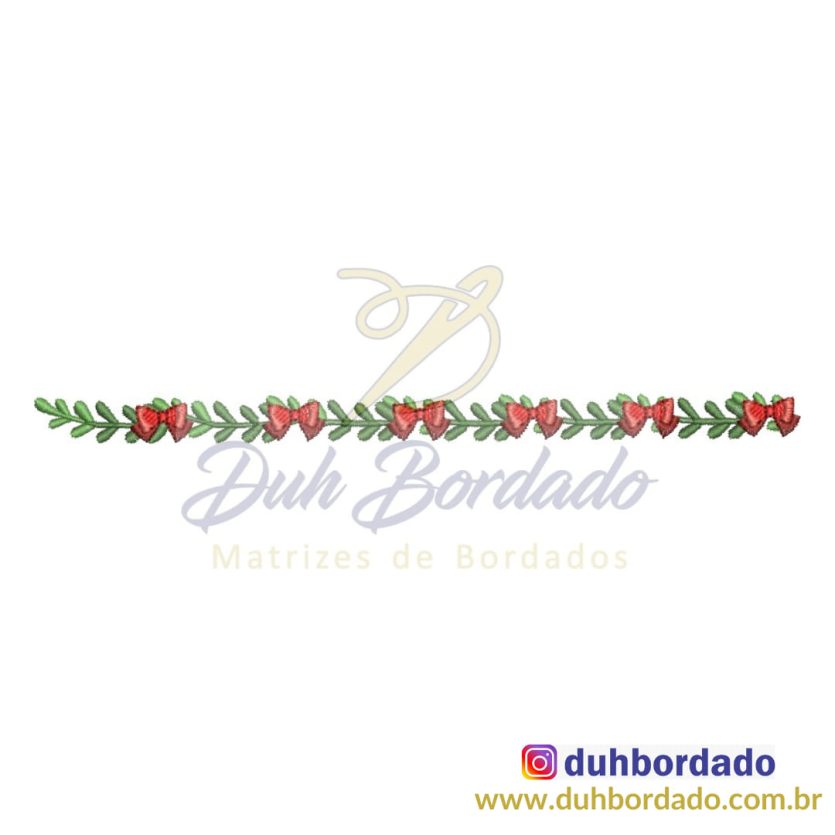 Matriz de Bordado Barrinha de Natal