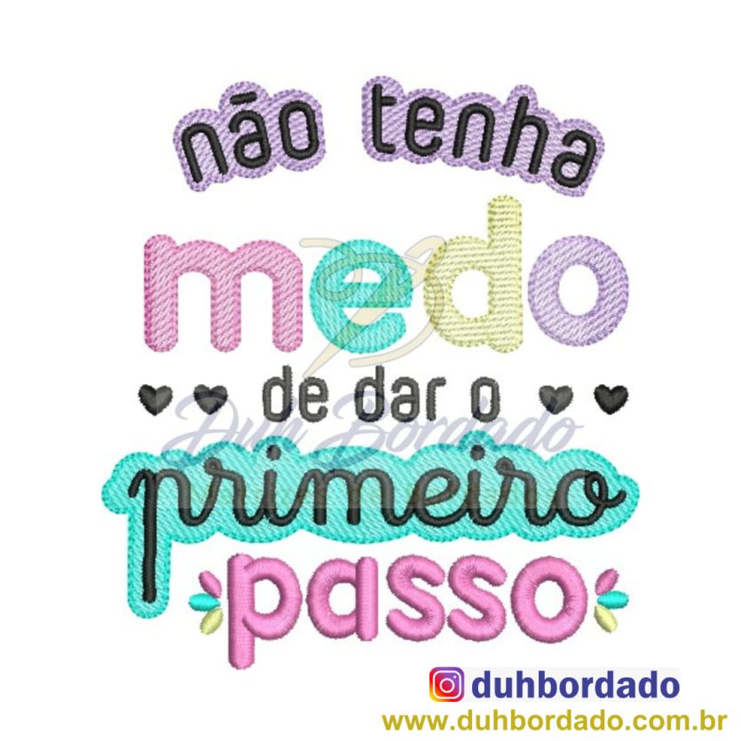 Matriz de Bordado Frase Motivacional