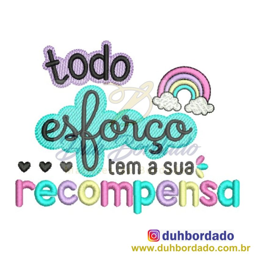 Matriz de Bordado Frase Motivacional