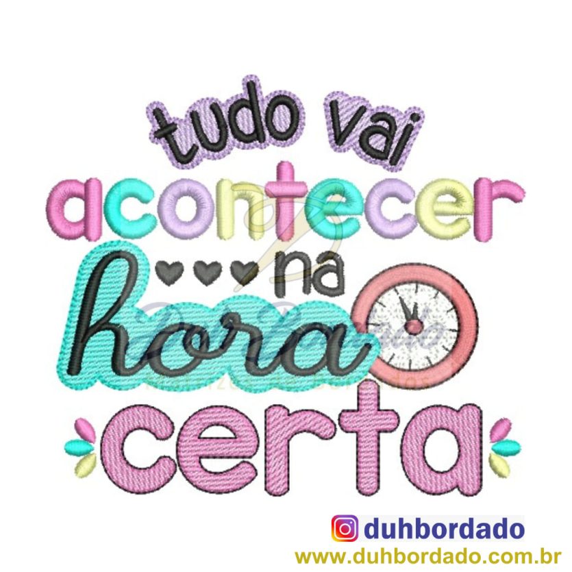 Matriz de Bordado Frase Motivacional