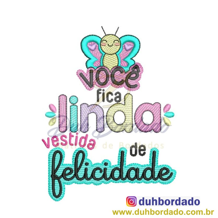 Matriz de Bordado Frase Motivacional