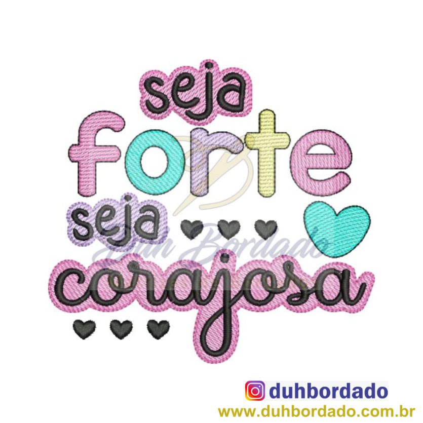 Matriz de Bordado Frase Motivacional