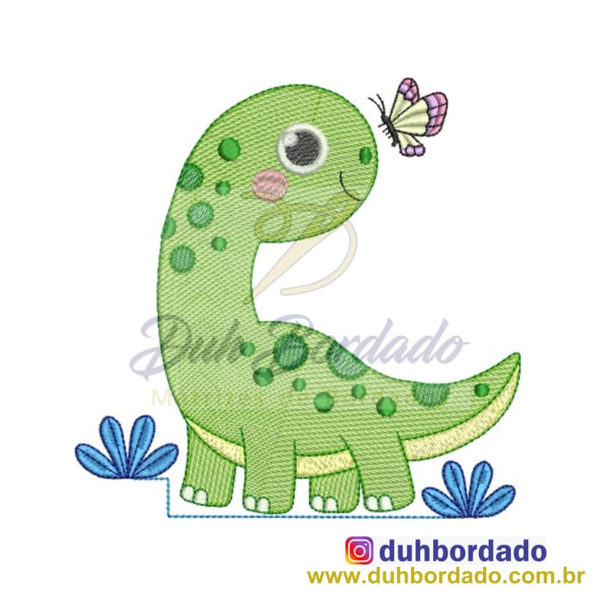 Matriz de Bordado Dinossauro