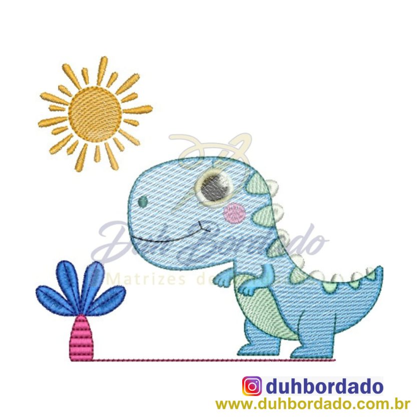Matriz de Bordado Dinossauro