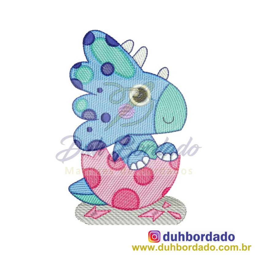 Matriz de Bordado Dinossauro