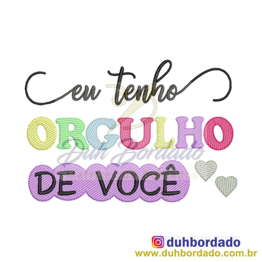 Matriz de Bordado Frase