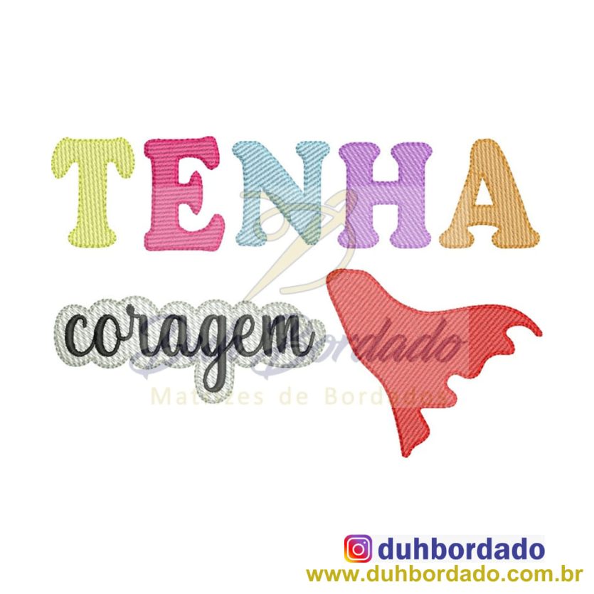 Matriz de Bordado Frase