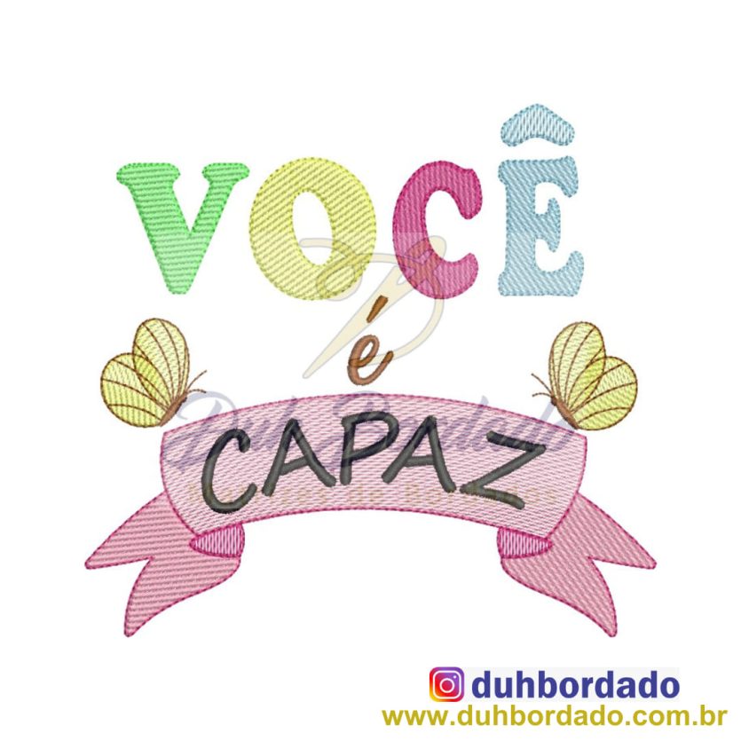 Matriz de Bordado Frase