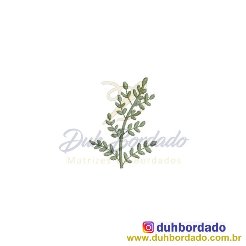 Matriz de Bordado Galho