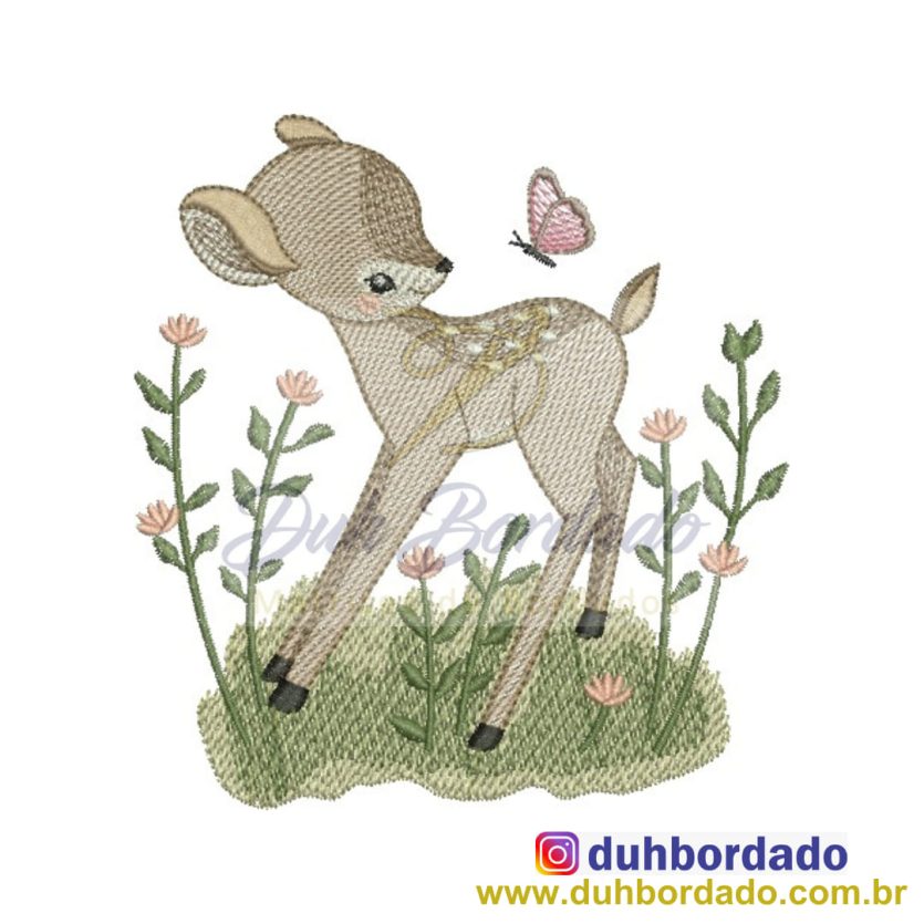 Matriz de Bordado Veado