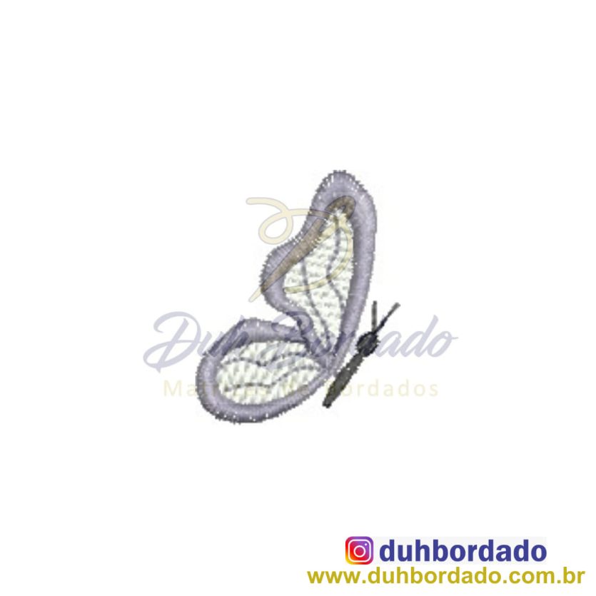 Matriz de Bordado Borboleta