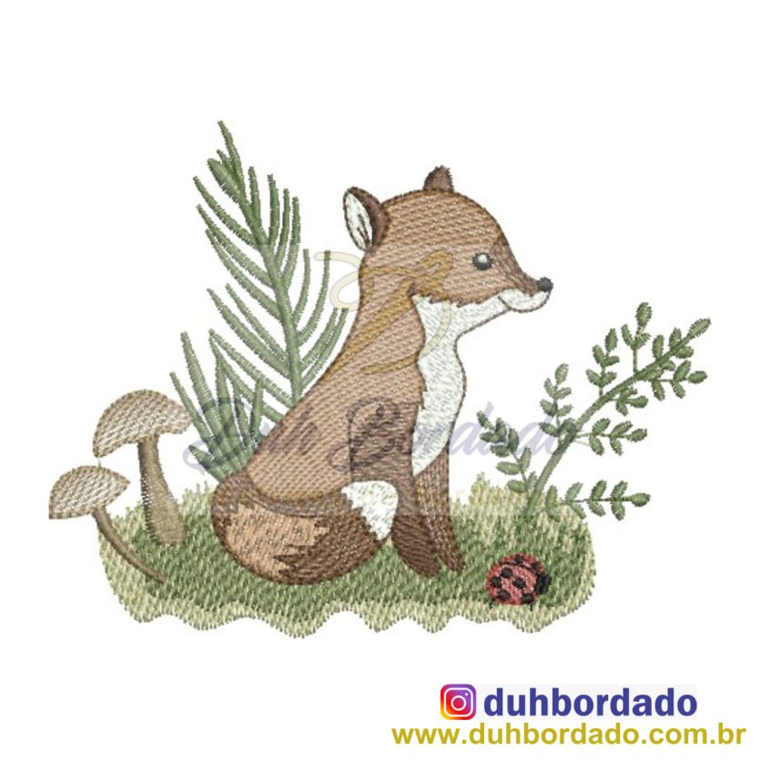 Matriz de Bordado Raposa
