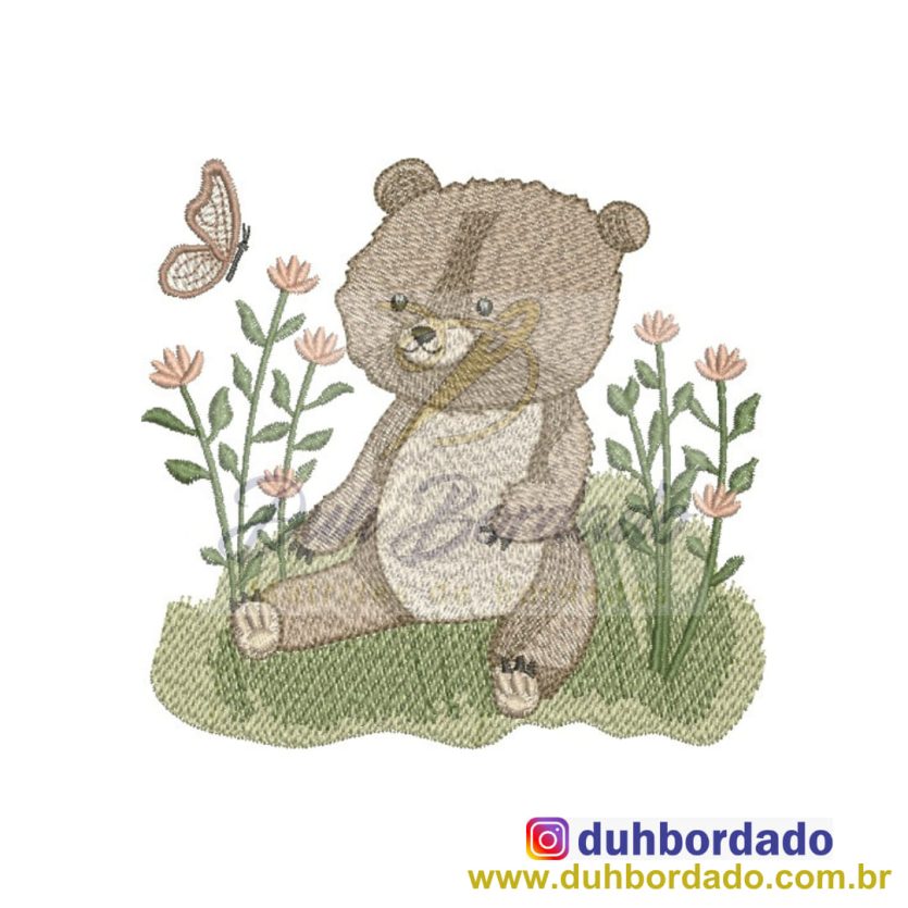 Matriz de Bordado Urso