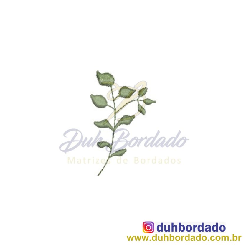 Matriz de Bordado Galho