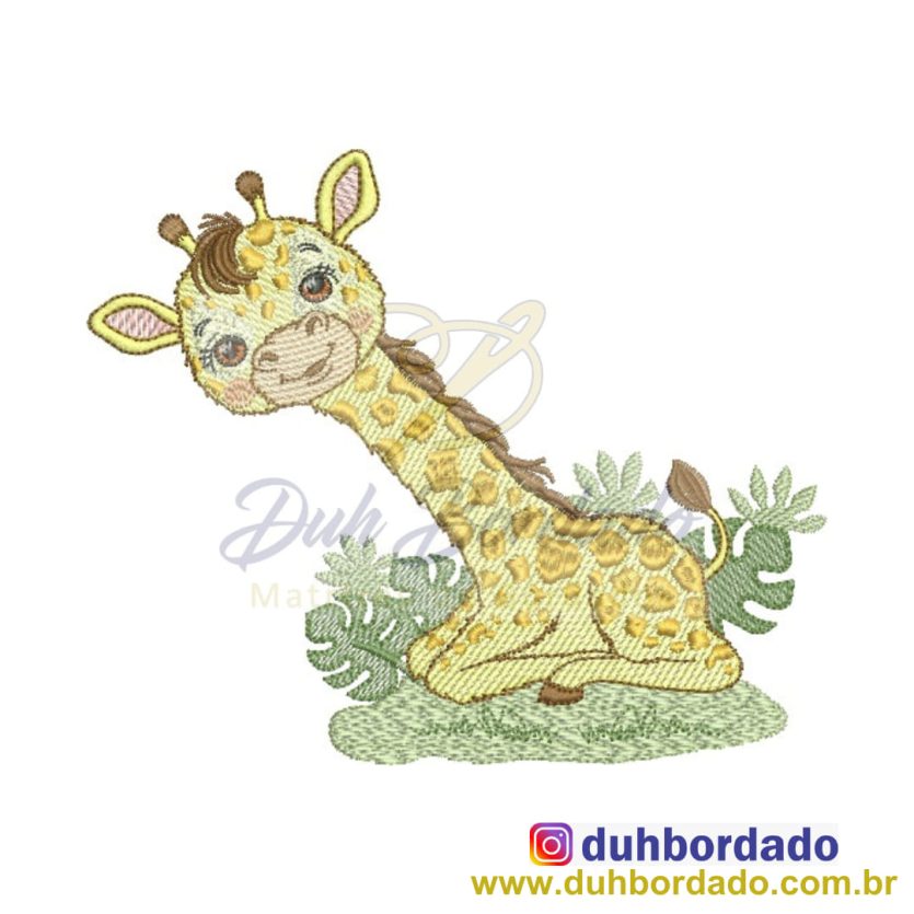 Matriz de Bordado Girafa