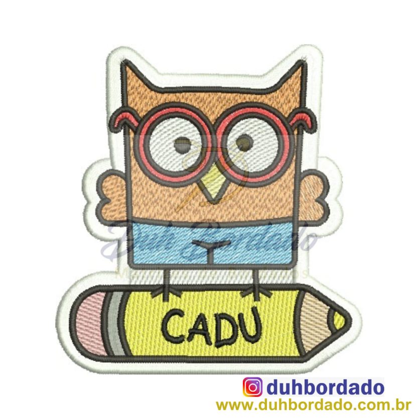 Matriz de Bordado Coruja