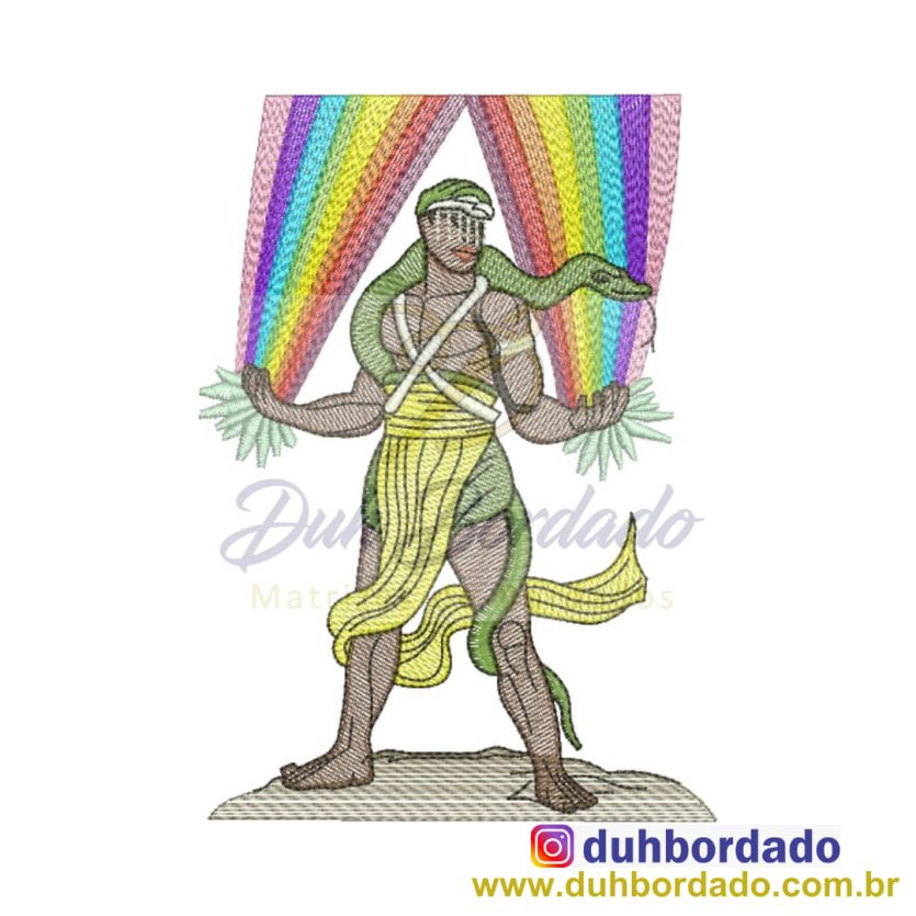 Matriz de Bordado Oxumaré