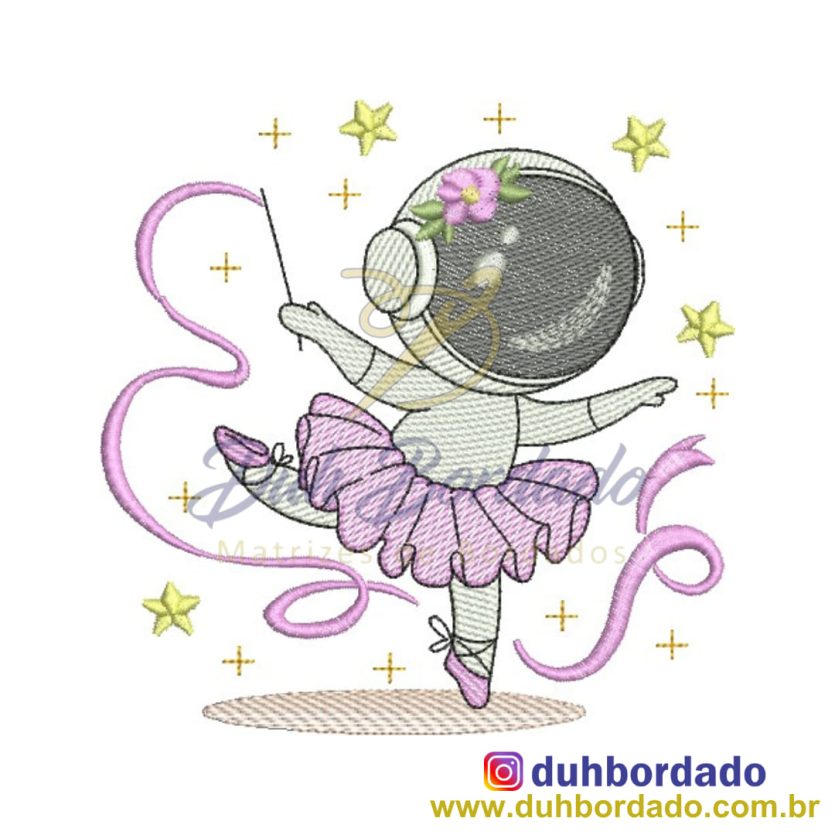 Matriz de Bordado Astronauta