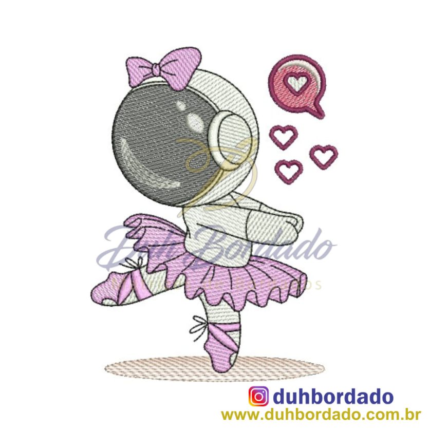 Matriz de Bordado Astronauta