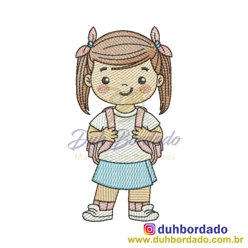 Matriz de Bordado Menina