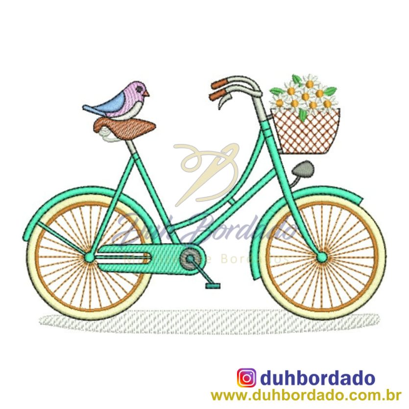 Matriz de Bordado Bicicleta