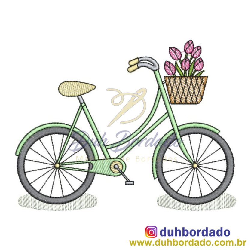 Matriz de Bordado Bicicleta