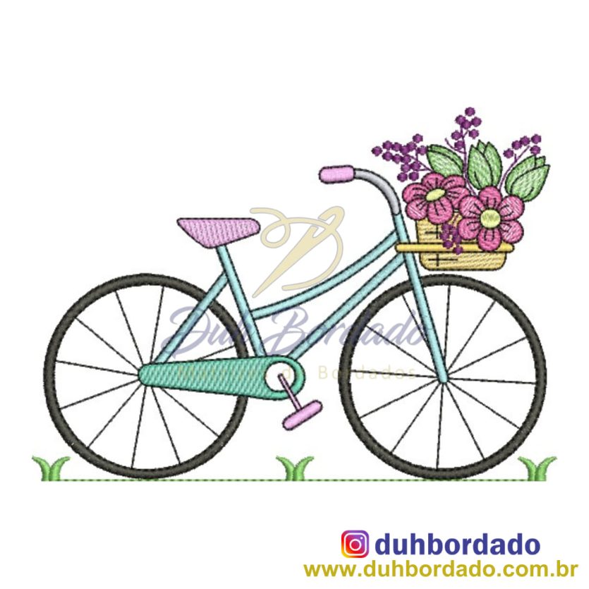 Matriz de Bordado Bicicleta