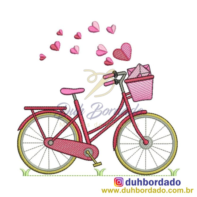 Matriz de Bordado Bicicleta