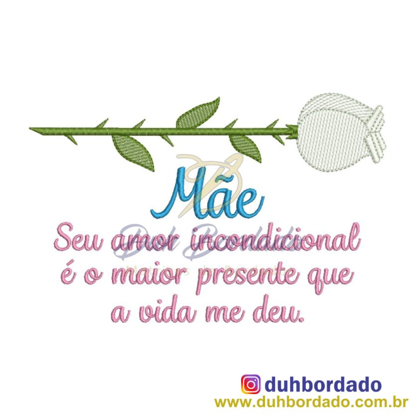 Matriz de Bordado Dia das Mães