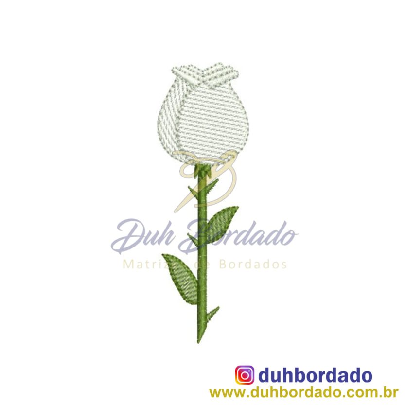 Matriz de Bordado Rosa