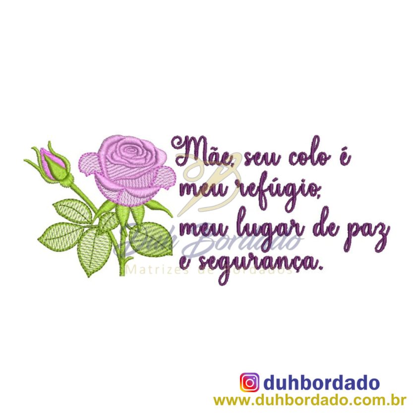 Matriz de Bordado Dia das Mães