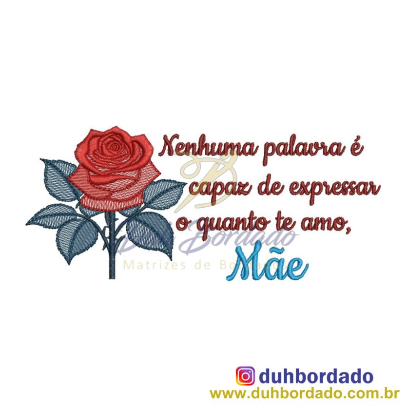 Matriz de Bordado Dia das Mães